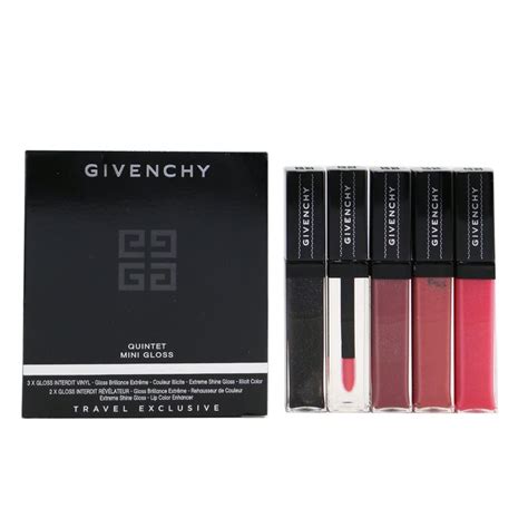 givenchy quintet mini gloss|Givenchy Gloss Interdit Quintet Mini Gloss Set (5x Mini Lip .